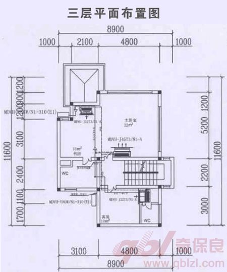 提香草堂别墅平面布置图